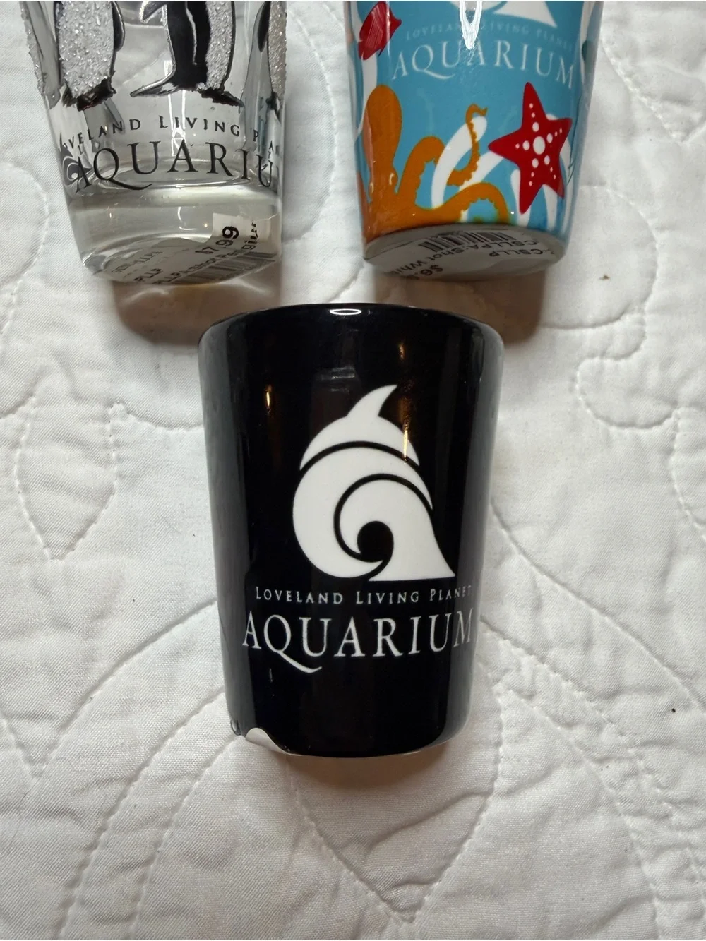 Loveland Living Planet Aquarium Souvenir Shot Glass Set